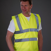 Hi vis 2 band and braces waistcoat (HVW100)